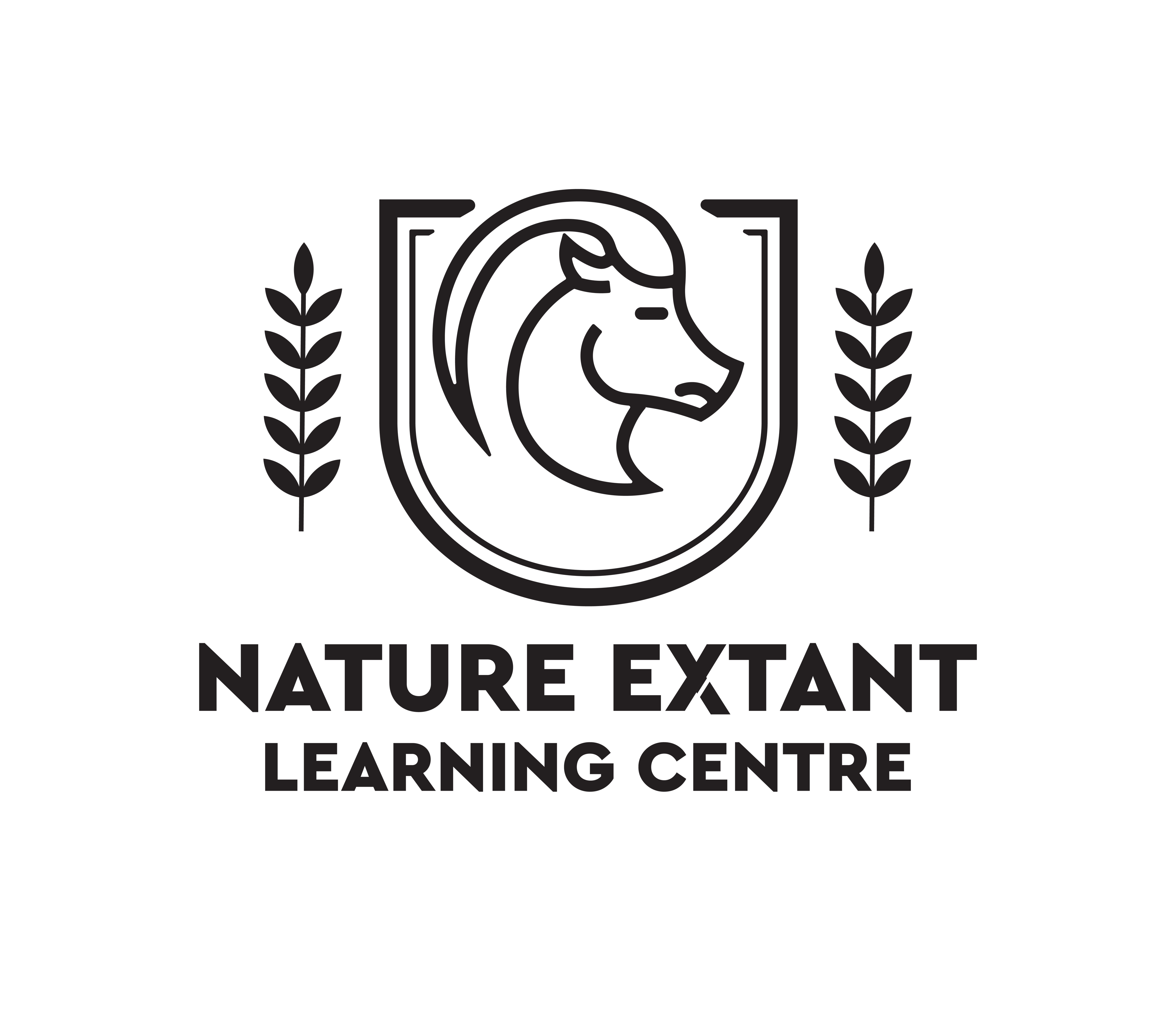Nature Extant college logo design developed by Blacklemur Innovations