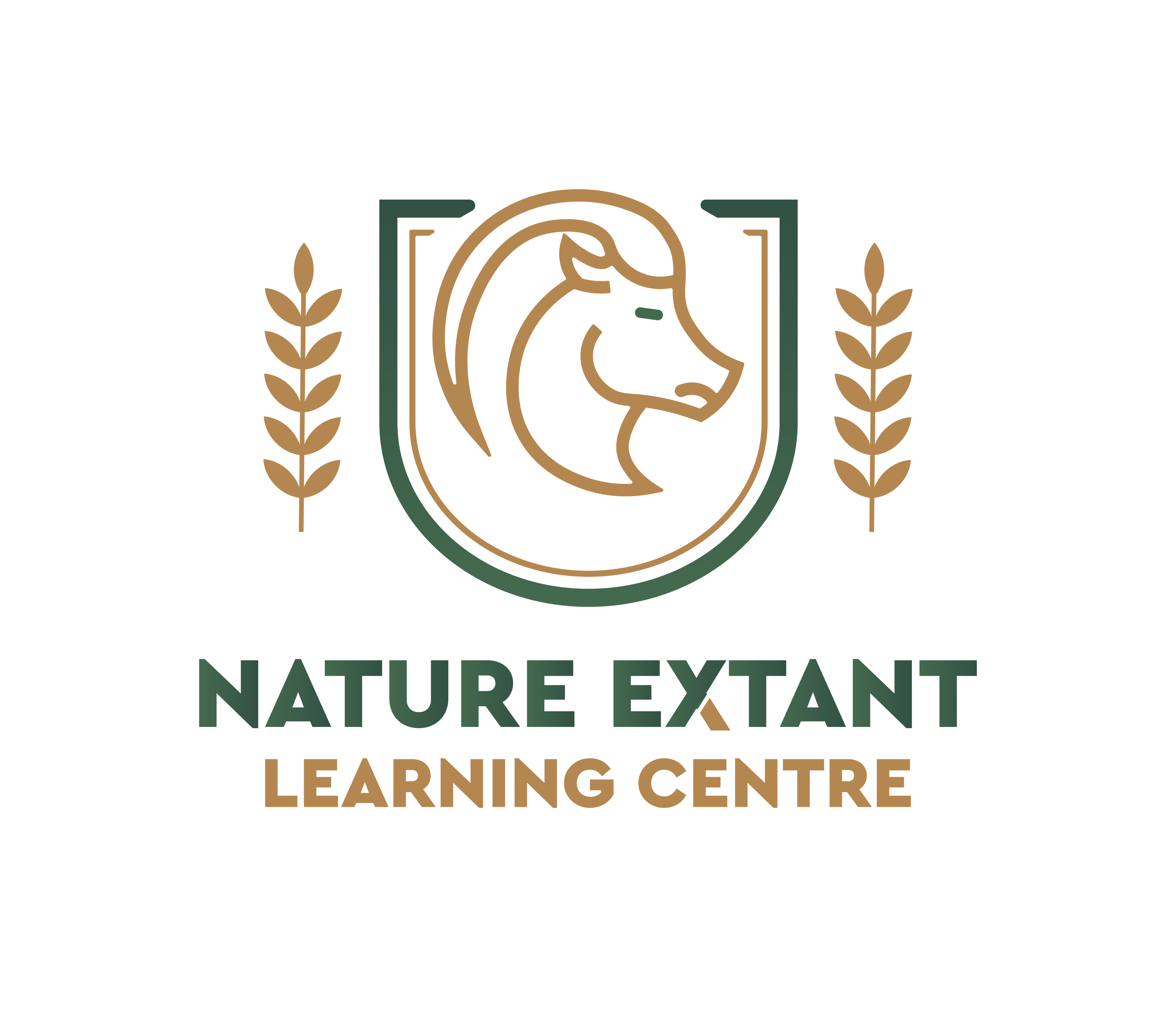 Nature Extant logo variant on a dark background