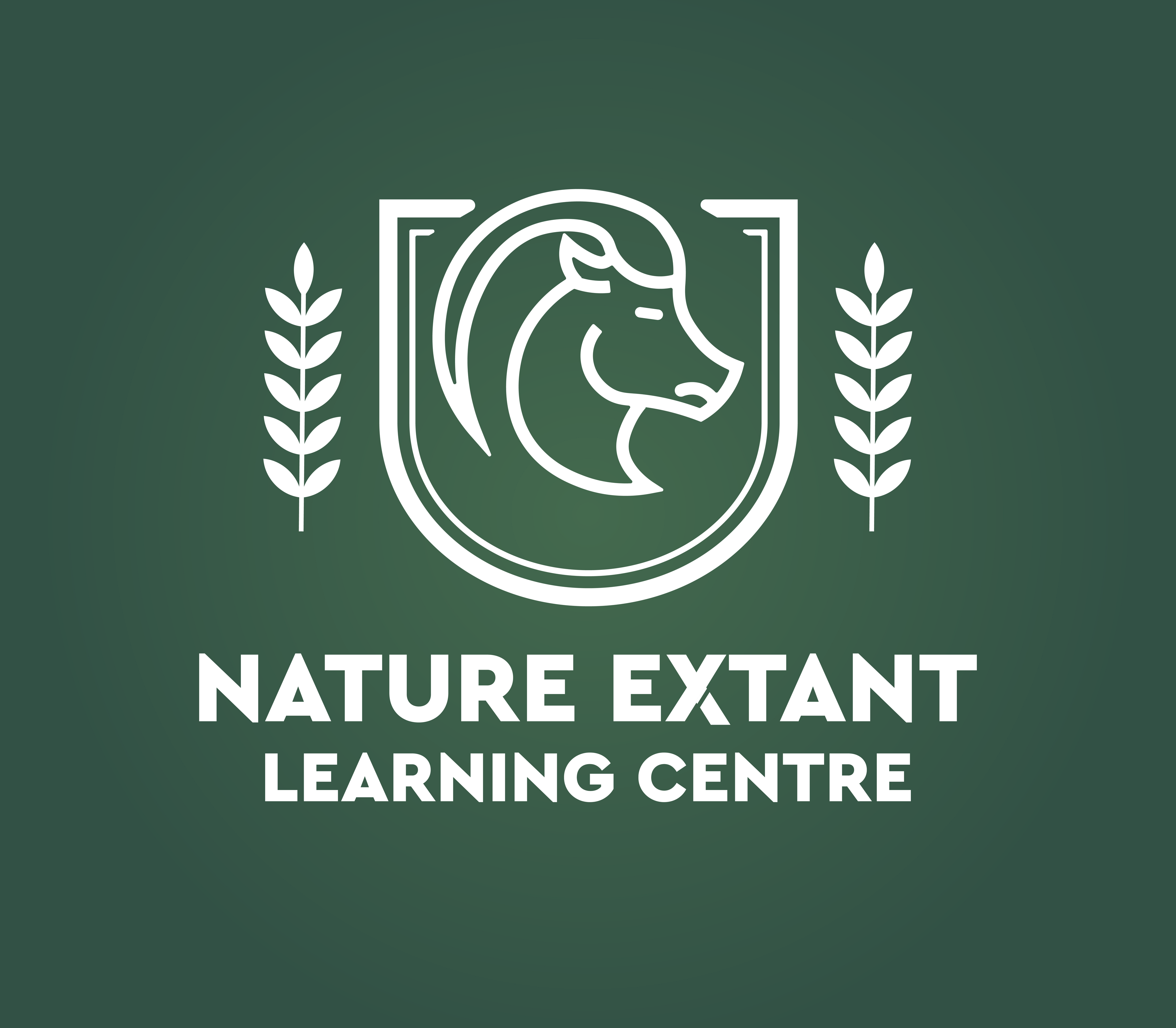 Nature Extant logo mark and wordmark presentation