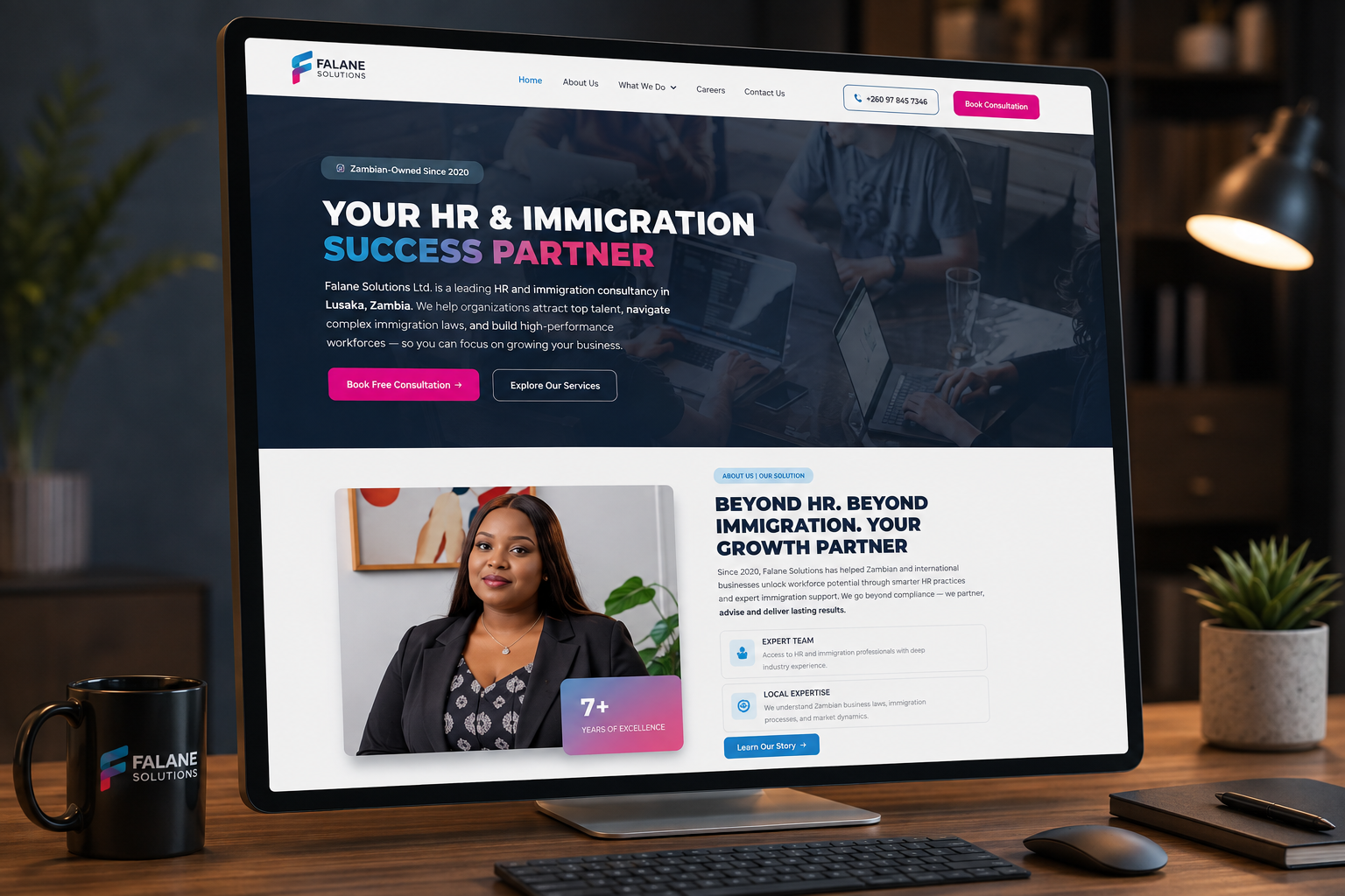 Falane Solutions - HR & Immigration Consultancy Website — Falane Solutions Pvt Ltd